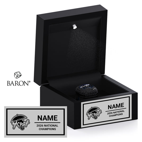 4CAST Cheer 2026 Championship Black LED Ring Box