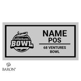 68 Ventures Bowl Officials 2026 Championship Black Standard Window Ring Box