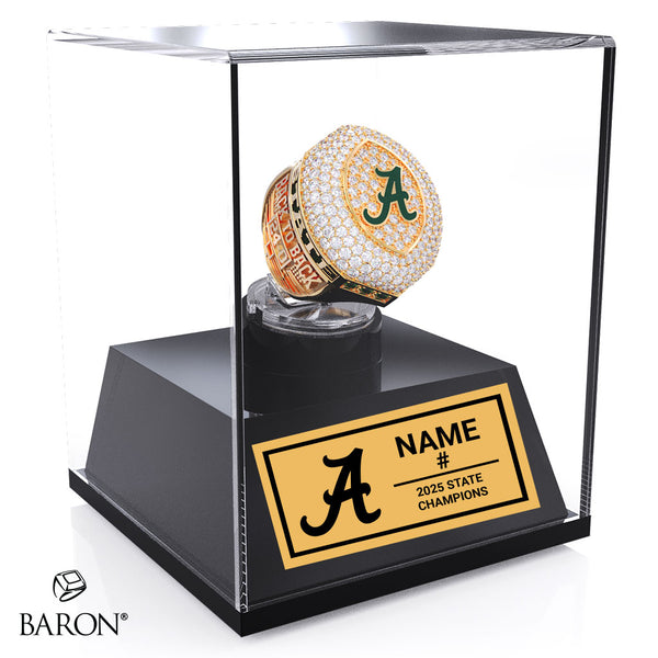 Adrian High School Football 2025 Championship Display Case
