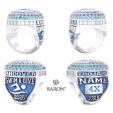 Andover High School Swim 2026 Championship Ring - Design 1.4