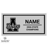 Andover High School Swim 2026 Championship Black Window Ring Box