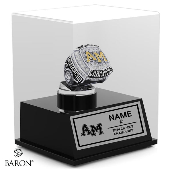 Archbishop Mitty Baseball 2024 Championship Display Case