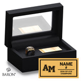 Archbishop Mitty High School Baseball and Softball 2026 Championship Black Standard Window Ring Box