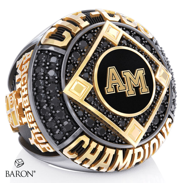 Archbishop Mitty High School Baseball and Softball 2026 Championship Ring - Design 1.3