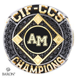 Archbishop Mitty High School Baseball and Softball 2026 Championship Ring - Design 1.3