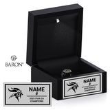 Archbishop Wood Girls Soccer 2025 Championship Black LED Ring Box