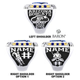 Arizona Bobcats Hockey 2022 Championship Ring - Design 1.3