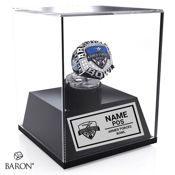 Armed Forces Bowl Officials 2025 Championship Display Case