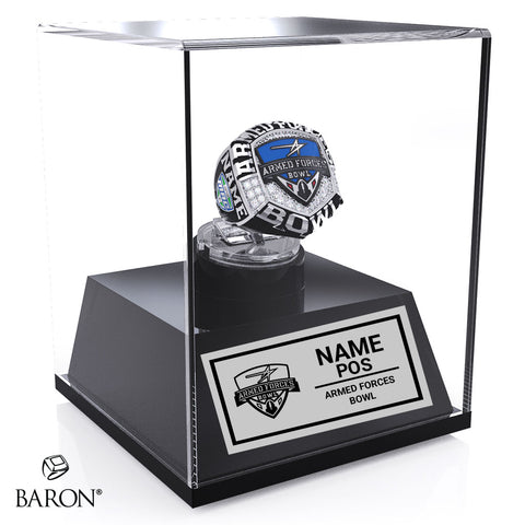 Armed Forces Bowl Officials 2025 Championship Display Case