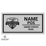 Armed Forces Bowl Officials 2025 Championship Black Standard Window Ring Box