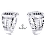 Army West Point Women's Tennis 1999 Championship Ring - Design 6.1
