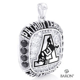 Army West Point Women's Tennis 1999 Championship Ring Top Pendant - Design 6.2