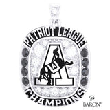 Army West Point Women's Tennis 1999 Championship Ring Top Pendant - Design 6.2