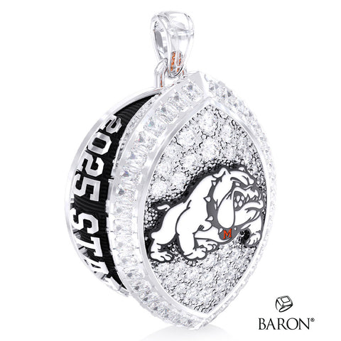 Artesia High School Football 2025 Championship Ring Top Pendant - Design 1.2
