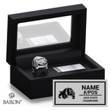 Artesia High School Football 2025 Championship Black Standard Window Ring Box