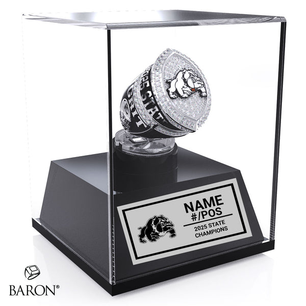 Artesia High School Football 2025 Championship Display Case