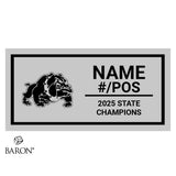 Artesia High School Football 2025 Championship Black Window Ring Box