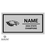 Axtell High School Track & Field 2026 Championship Black Standard Window Ring Box