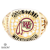 B Henderson High School Girls Lacrosse 2026 Championship Ring - Design 1.7