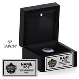 Birmingham Bowl Officials 2025 Championship Black LED Ring Box