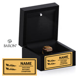 BWR Racing 2025-2026 Championship Black LED Ring Box