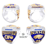 Bakersfield Christian Baseball 2026 Championship Ring - Design 3.2
