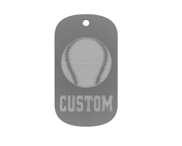 Championship Dog Tag - Baseball