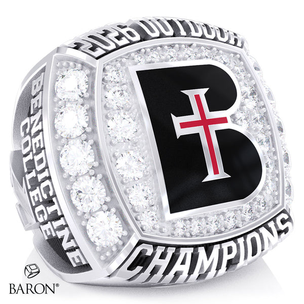 Benedictine College Cross Country 2026 Championship Ring - Design 1.1