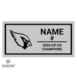 Bishop Diego High School Boys Volleyball 2026 Championship Black Standard Window Ring Box