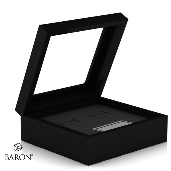 Baron®  Championship Black Standard Window Multi Hole Ring Box