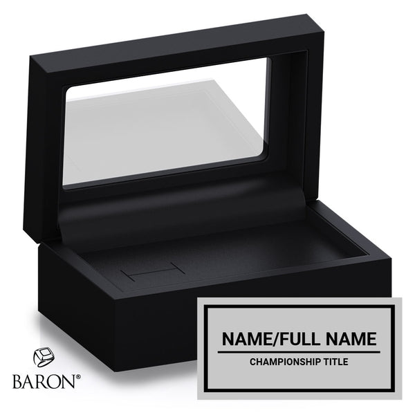 Baron® USA Black Standard Window Ring Box