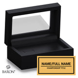 Baron® USA Black Standard Window Ring Box