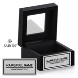 Baron® USA Black Window Ring Box