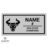 Branson School Boys Soccer 2026 Championship Black Window Ring Box