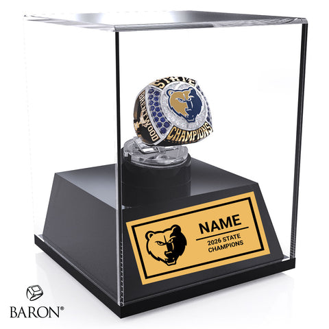 Brentwood High School Boys & Girls Tennis 2026 Championship Display Case