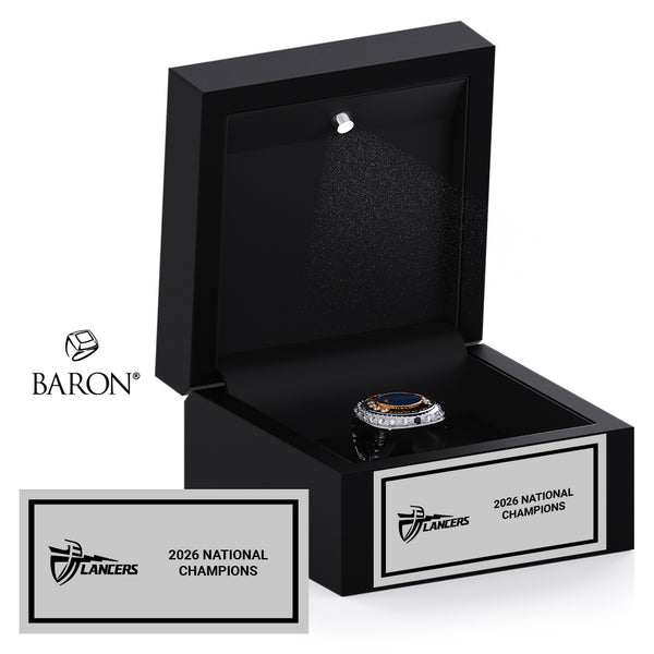 Cal Baptist Dance 2026 Championship Black LED Ring Box