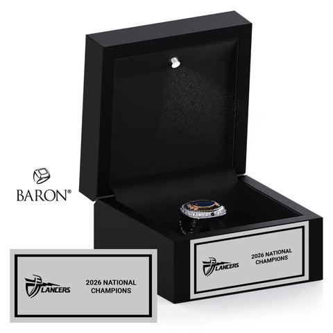 Cal Baptist Dance 2026 Championship Black LED Ring Box
