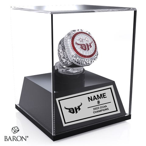 Cal State Dominguez Hills Mens Soccer 2025 Championship Display Case
