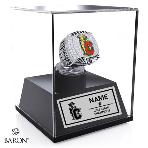 Campbell High School Boys Soccer 2025 Championship Display Case