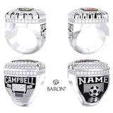 Campbell High School Boys Soccer 2025 Championship Ring - Design 1.2