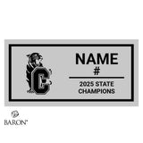 Campbell High School Boys Soccer 2025 Championship Black Standard Window Ring Box