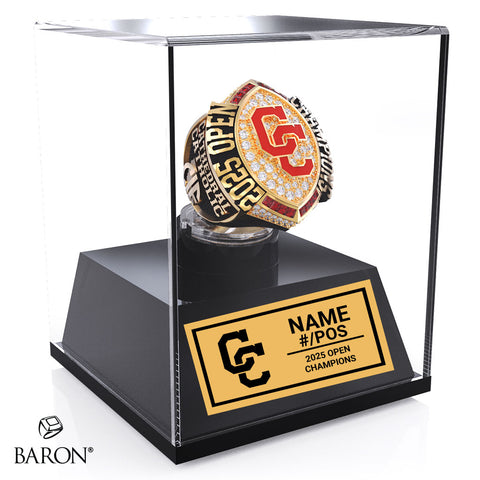 Cathedral Catholic Football 2025 Championship Display Case