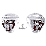 Cedar Falls Boys Basketball 2026 Championship Ring - Design 2.2