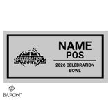 Celebration Bowl Official 2026 Championship Black Window Ring Box