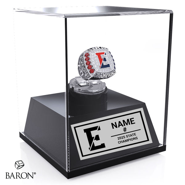 Central Bucks East Girls Soccer 2025 Championship Display Case