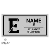 Central Bucks East Girls Soccer 2025 Championship Black LED Ring Box