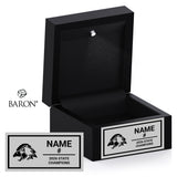 Chaska High School Boys Basketball 2026 Championship Black LED Ring Box