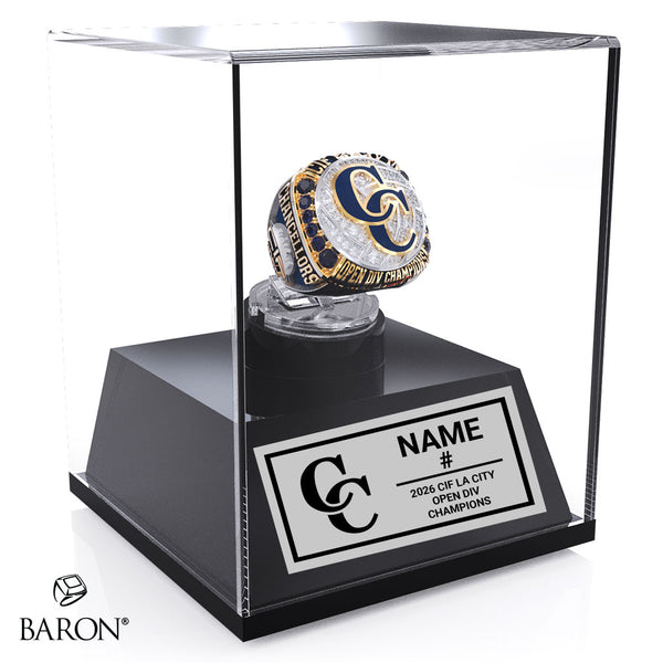 Chatsworth Charter Boys Volleyball 2026 Championship Display Case