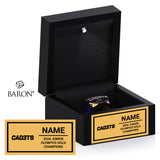 Cheer Athletics Cad3ts-2026 Championship Black LED Ring Box
