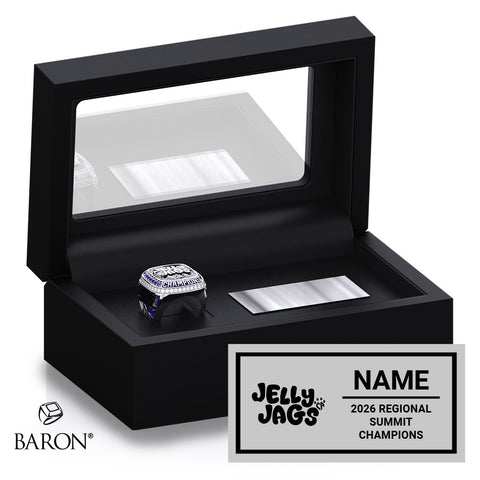 Cheer Athletics Jelly Jags 2026 Championship Black Standard Window Ring Box